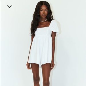 Princess Polly Lorna Romper White